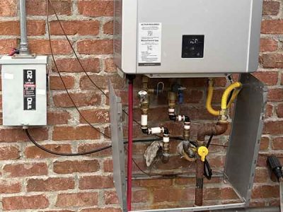 Outdoor Tankless Water Heater Installation